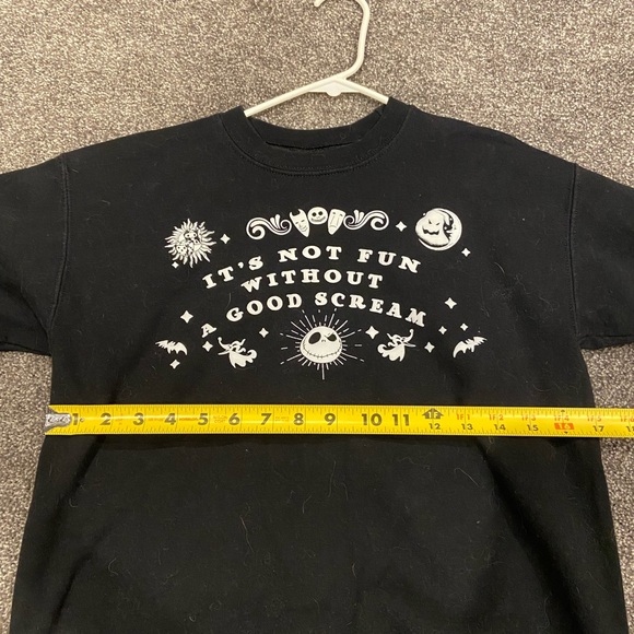 Black Graphic Goth Jack Skellington Shirt - Picture 5 of 7